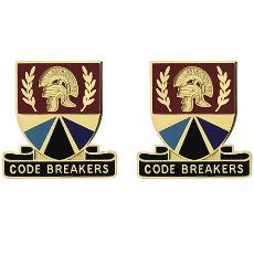 420th Transportation Battalion Unit Crest (Code Breakers)